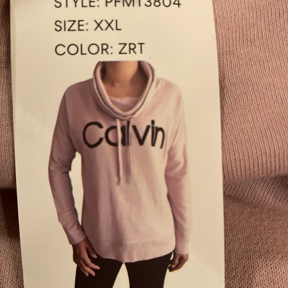🆕NWT Womens XXL Calvin Klein Sweatshirt